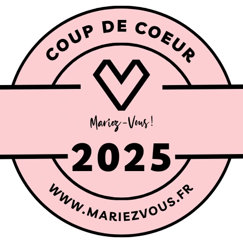 Macaron Coup de Cœur Mariez-vous 2025 pour Célébrason